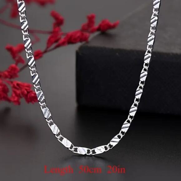 Jewelry | 925 Sterling Silver Chain Necklace Spanish Style  925 sterling Silver Chain Necklace Spanish Style Catholic Faith Vintage Gift